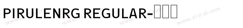PIRULENRG REGULAR字体转换